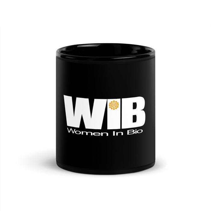 WIB Black Glossy Mug