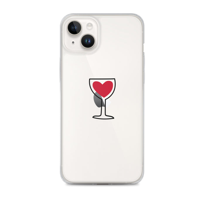 Rare Patient Voice Wine Heart Clear Case for iPhone®