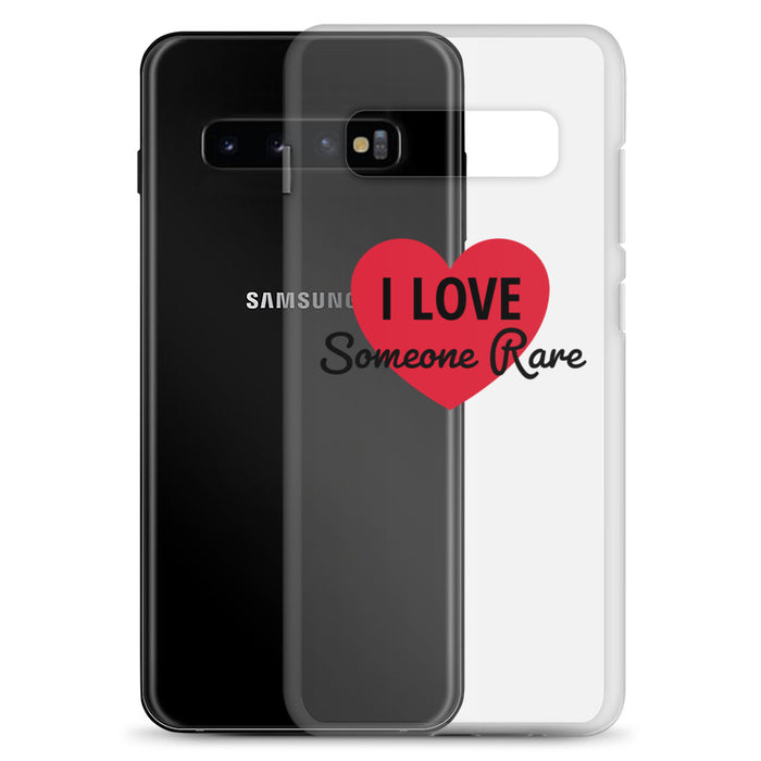 I Love Someone Rare Clear Samsung Case