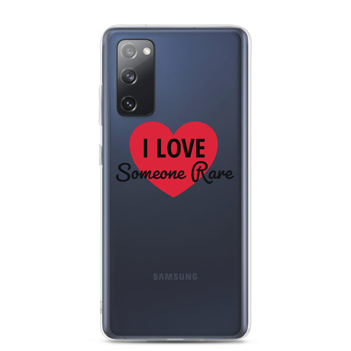 I Love Someone Rare Clear Samsung Case