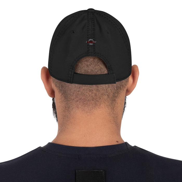 Red Stick Sickle Cell Distressed Dad Hat