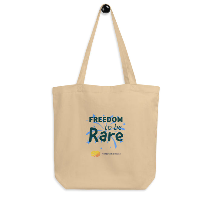 Honeycomb Health Freedom to be Rare Eco Tote Bag
