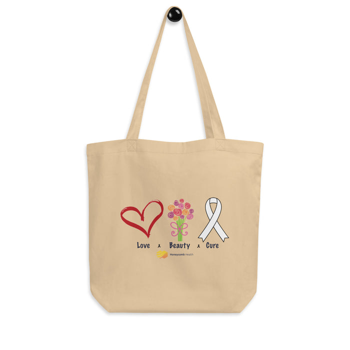 HH Eco Love, Beauty, Cure Tote Bag