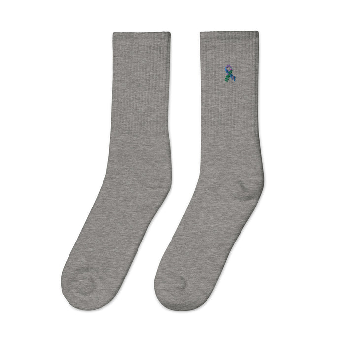 Syngap1 Embroidered socks