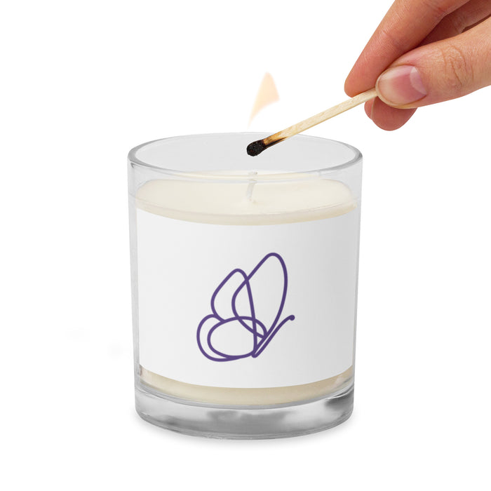 Lupus in Color Glass jar soy wax candle