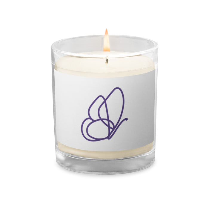 Lupus in Color Glass jar soy wax candle