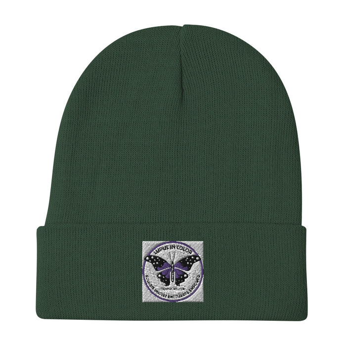 Lupus in Color Embroidered Beanie
