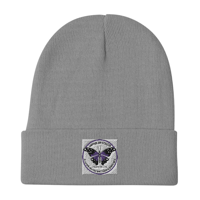 Lupus in Color Embroidered Beanie