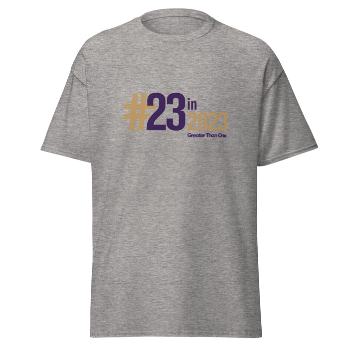 Greater Than One 23 Year Anniversary Men's Classic Tee
