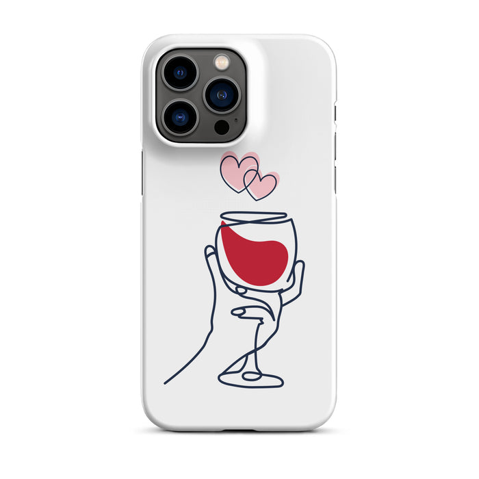 Honeycomb Health Wine Love Snap Case for iPhone®
