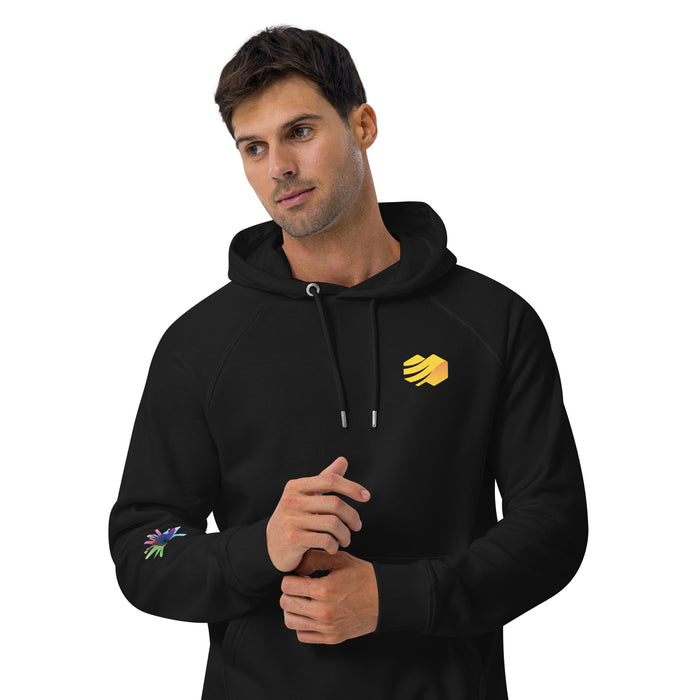 Honeycomb Health Unisex eco raglan hoodie