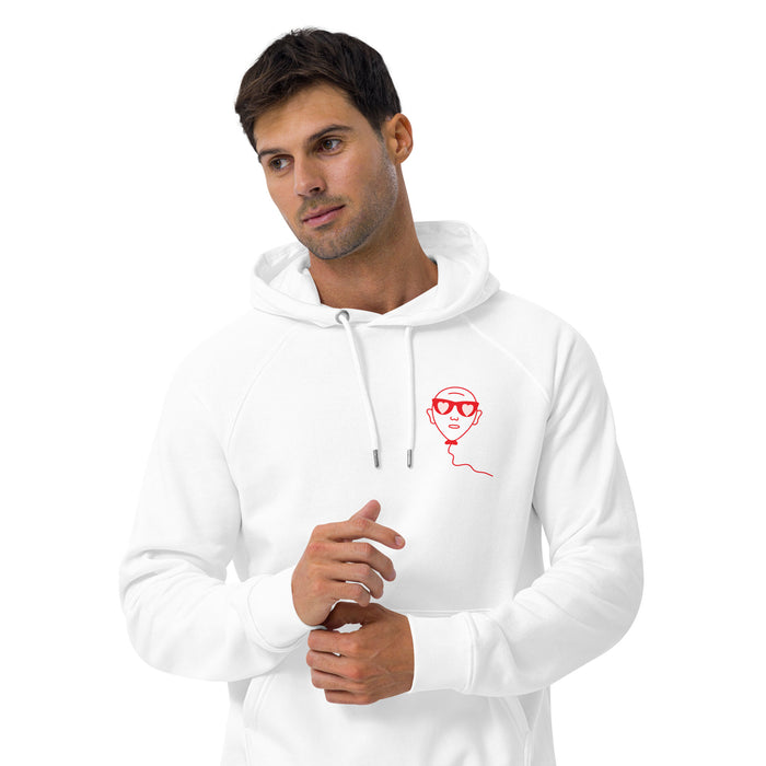 SCAD Valentines Unisex eco raglan hoodie