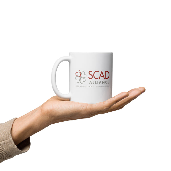 $100 Club SCAD White Glossy Mug
