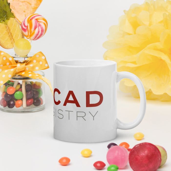 SCAD Registry White glossy mug