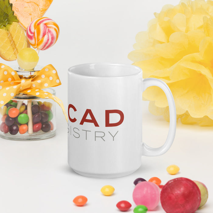 SCAD Registry White glossy mug