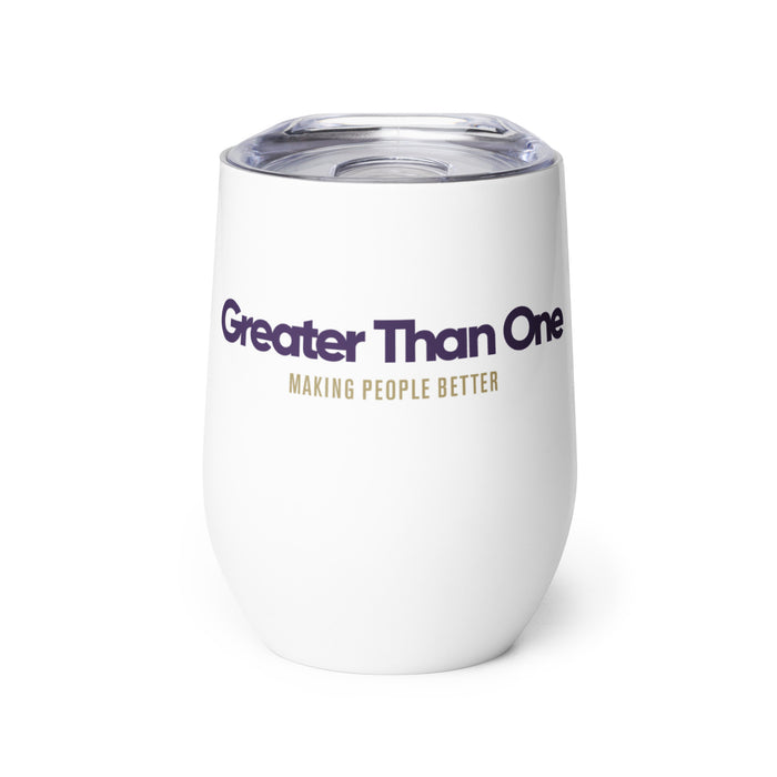 $100 Club Greater Than One Wine Tumbler