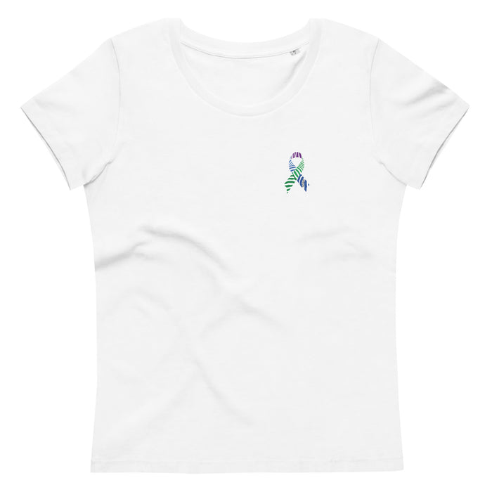 SYNGAP1 Women's fitted eco tee