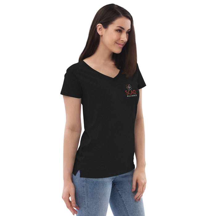 SCAD Women’s recycled v-neck t-shirt