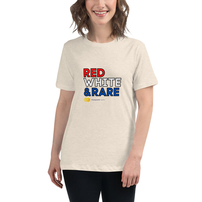 Red White & Rare Women's Relaxed T-Shirt